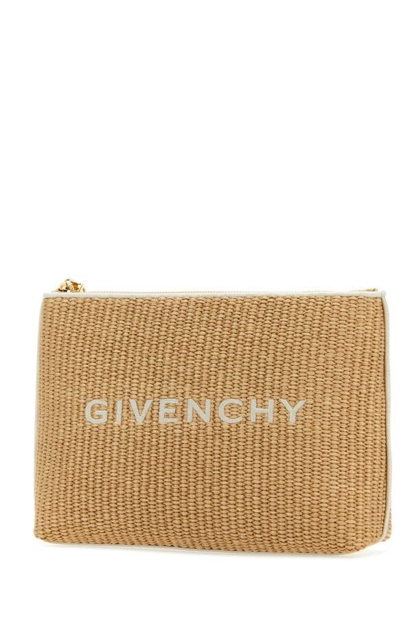 Givenchy Woman Raffia Clutch