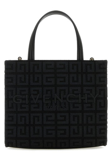 Givenchy Woman Black Fabric Mini G-Tote Handbag