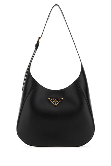 PRADA Classic Leather Shoulder Handbag - 30 cm x 26 cm