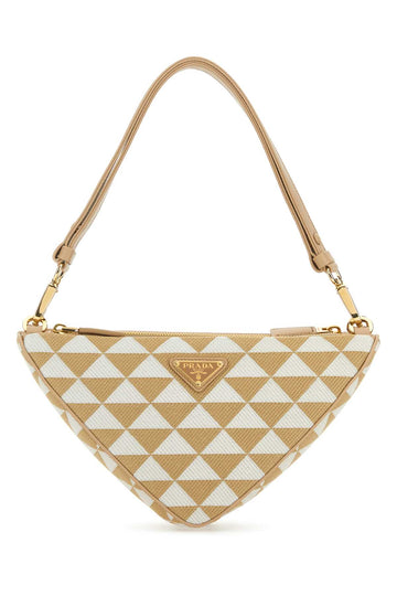 PRADA Mini Triangle Double Shoulder Bag