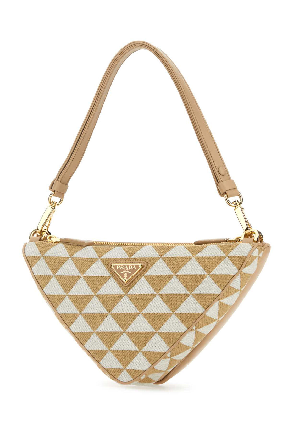 PRADA Mini Triangle Double Shoulder Bag