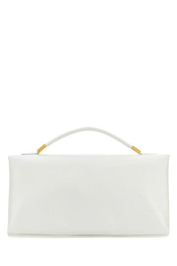 Marni Woman White Leather Prisma Handbag