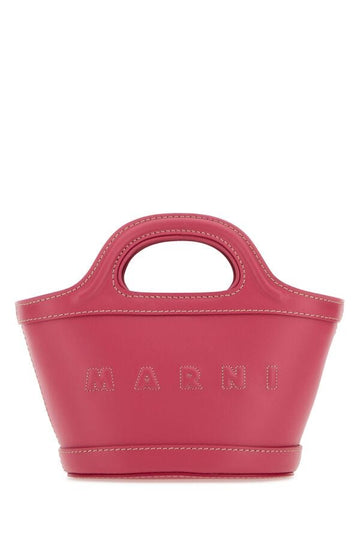 Marni Woman Fuchsia Leather Micro Tropicalia Summer Handbag