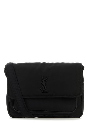 Saint Laurent Man Black Nylon Niki Crossbody Bag