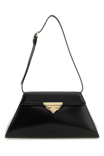 PRADA Mini Leather Shoulder Handbag - 28.5 cm x 14 cm x 7 cm