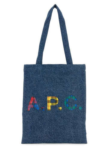 A.P.C. Woman Denim Lou Shopping Bag