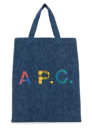 A.P.C. Woman Denim Mini Lou Shopping Bag