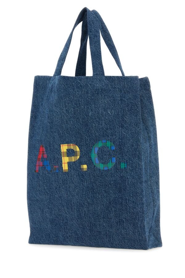 A.P.C. Woman Denim Mini Lou Shopping Bag