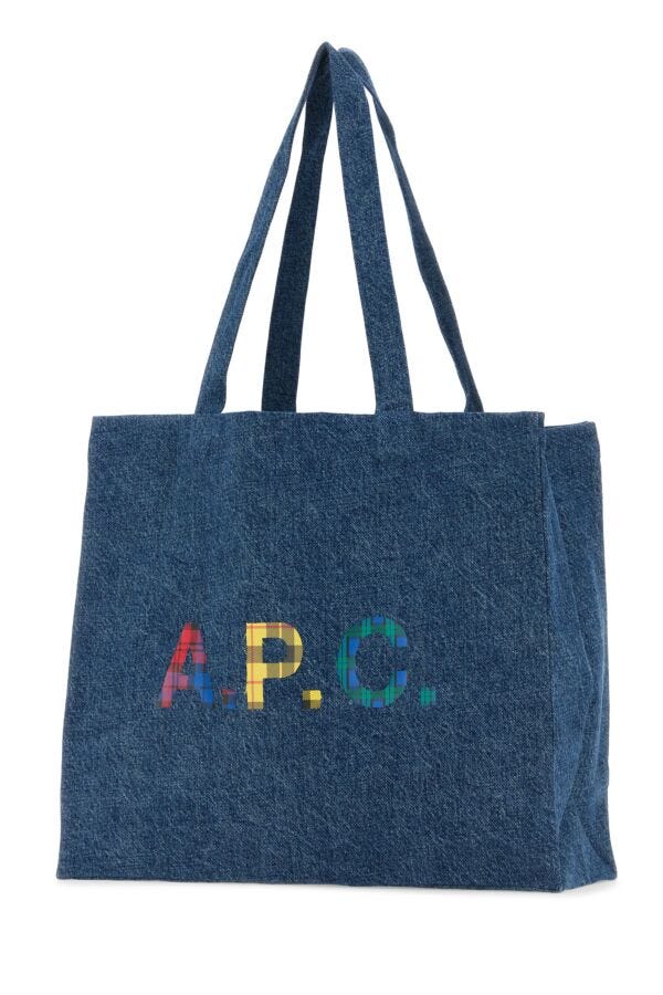 A.P.C. Woman Denim Diane Shopping Bag