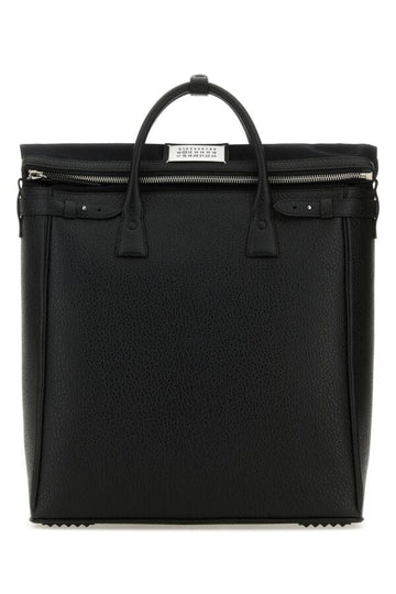 Maison Margiela Man Black Leather 5A Handbag
