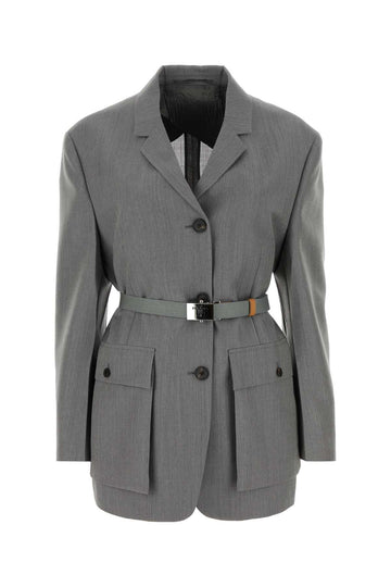 PRADA Sophisticated Mohair Blend Blazer