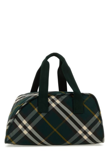 Burberry Man Printed Nylon Shield Travel Bag