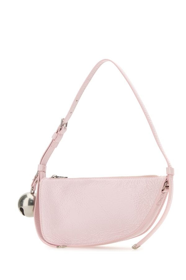 Burberry Woman Pink Leather Knight Small Shoulder Bag