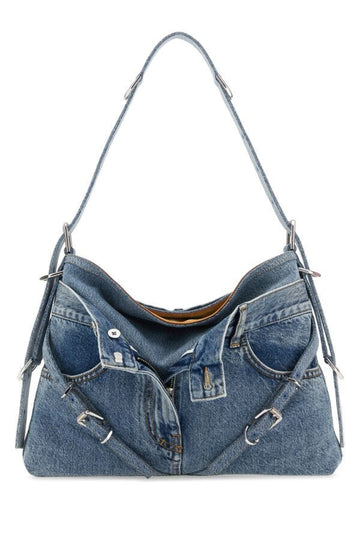 Givenchy Woman Denim Medium Voyou Boyfriend Shoulder Bag
