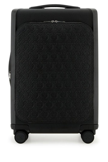 Salvatore Ferragamo Man Black Polycarbonate Trolley