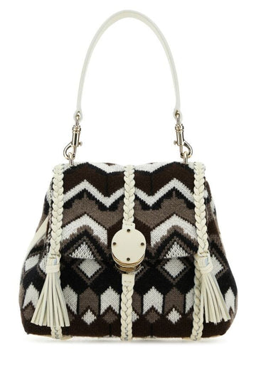 Chloe Woman Embroidered Wool Small Penelope Handbag