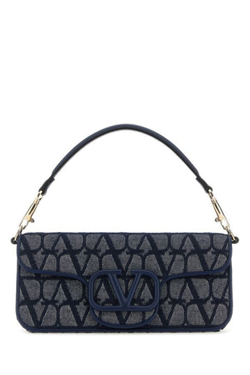 Valentino Garavani Woman Toile Iconographe And Leather Locã² Handbag