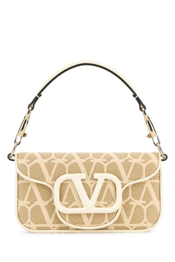 Valentino Garavani Woman Toile Iconographe And Leather Locã² Handbag
