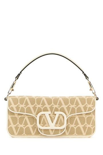 Valentino Garavani Woman Toile Iconographe And Leather Locã² Handbag