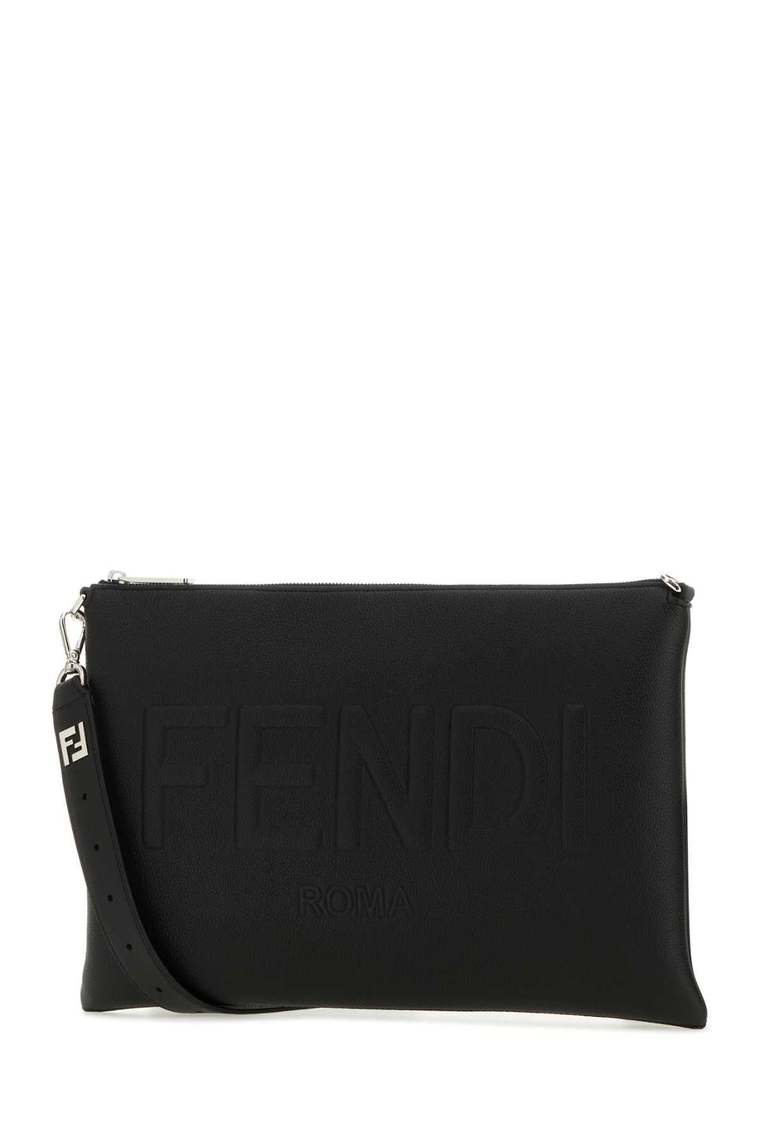 Leather Fendi ROME Shoulder Handbag 38cm x 25cm