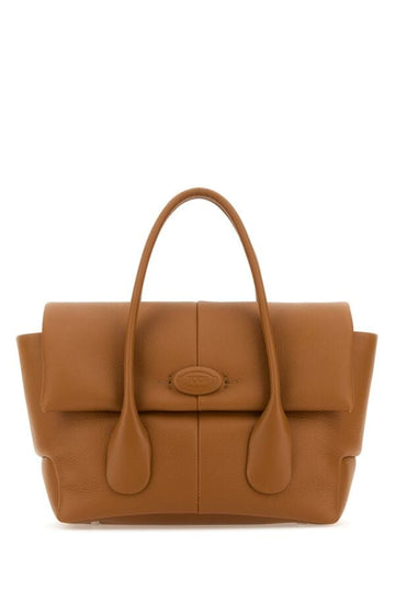 Tod's Woman Caramel Leather Small Bag Reverse Handbag