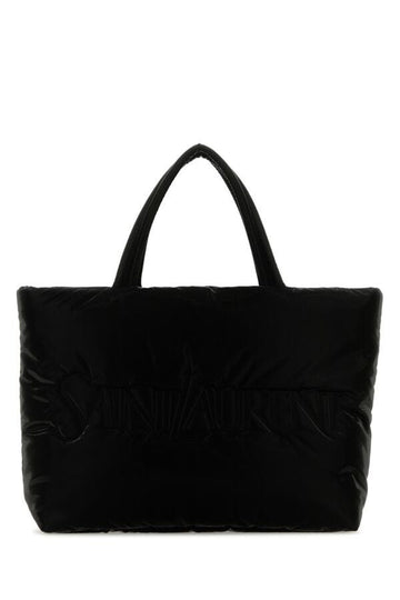 Saint Laurent Man Black Nylon Saint Laurent Shopping Bag