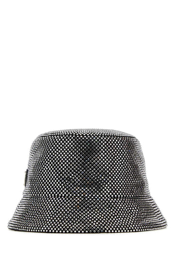 PRADA Embellished Fabric Bucket Hat for Women