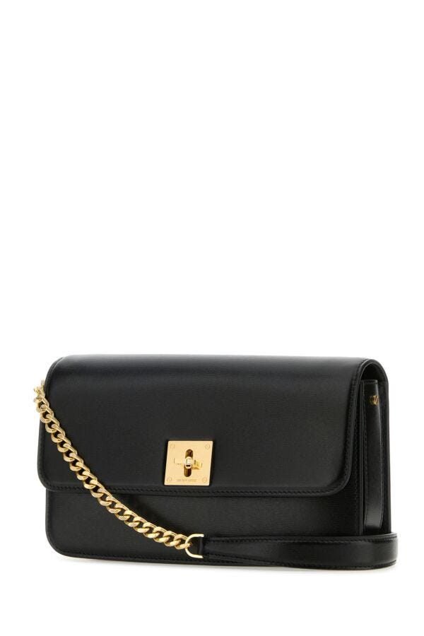 Golden Goose Deluxe Brand Woman Black Leather Gioia Clutch