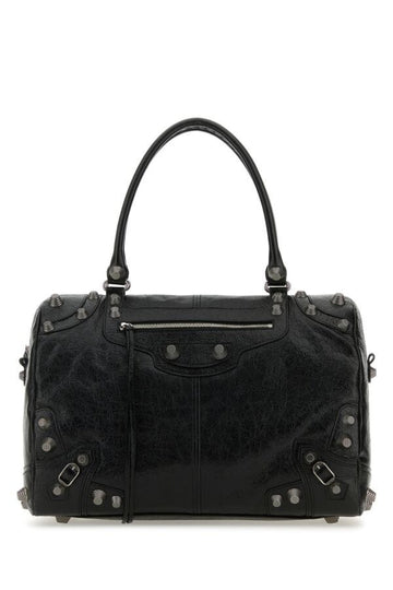 Balenciaga Man Black Nappa Leather Le Cagole Shopping Bag
