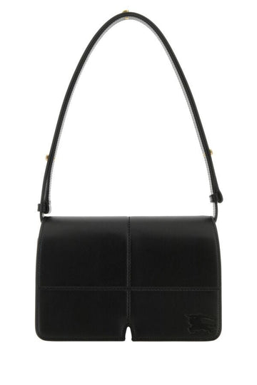 Burberry Woman Black Leather Snip Shoulder Bag