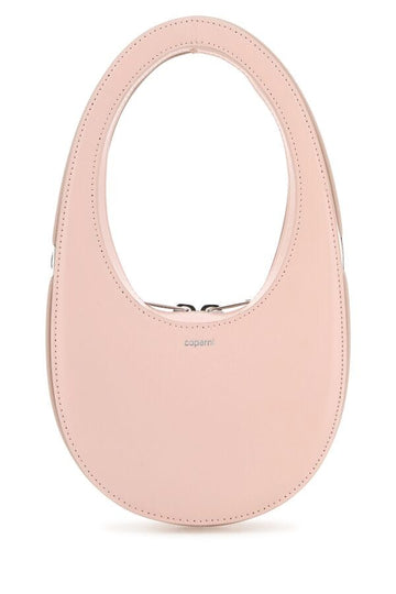 Coperni Woman Light Pink Leather Mini Swipe Handbag