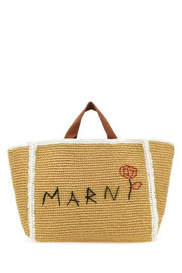 Marni Woman Raffia Shopping Bag