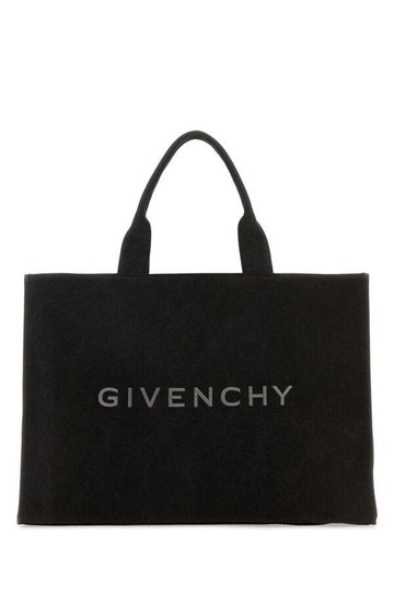 Givenchy Man Black Canvas Givenchy Shopping Bag