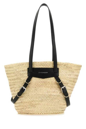 Givenchy Woman Straw Medium Voyou Basket Shopping Bag