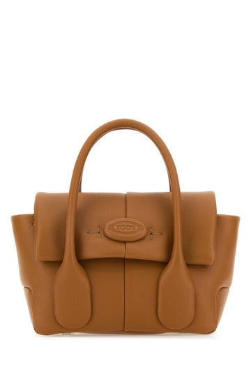 Tod's Woman Caramel Leather Mini Bag Reverse Handbag
