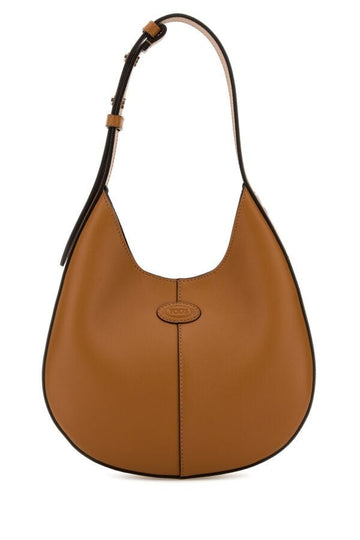 Tod's Woman Caramel Leather Mini Di Bag Shoulder Bag