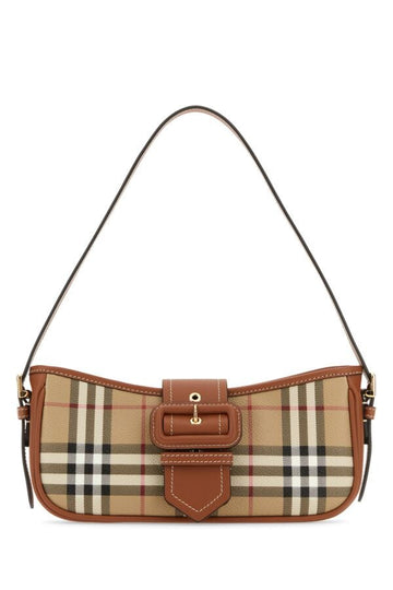 Burberry Woman Printed Canvas Sling Shoulder Bag