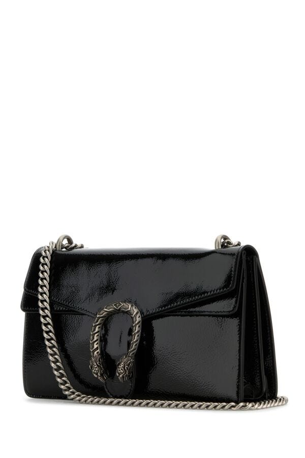 Gucci Woman Black Leather Small MakersluxeShoulder Bag