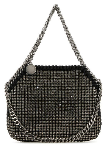 Stella Mccartney Woman Embellished Mesh Mini Falabella Handbag