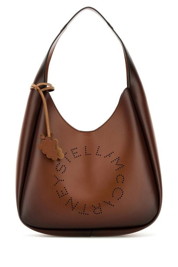 Stella Mccartney Woman Caramel Alter Mat Shopping Bag