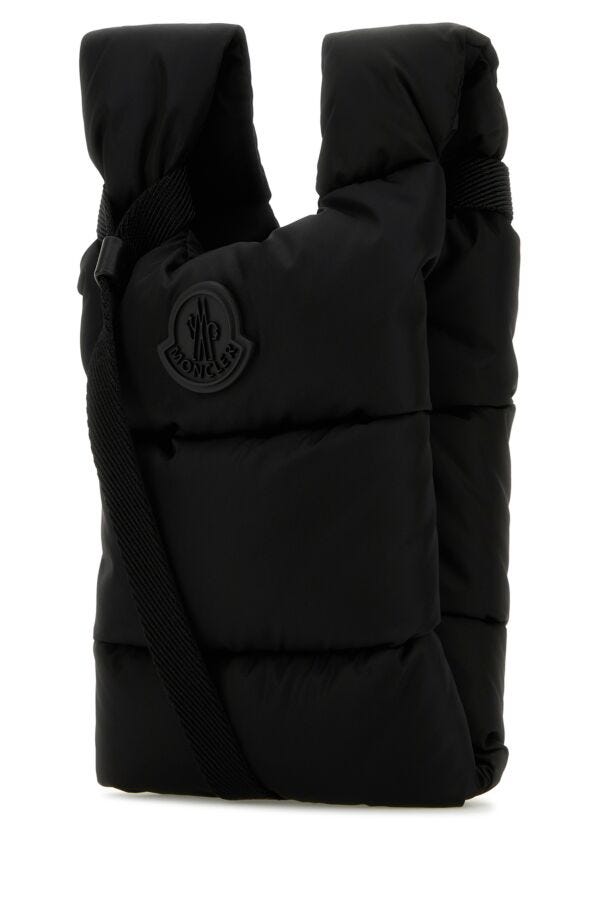Moncler Woman Black Nylon Legere Crossbody Bag