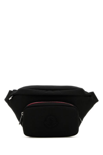 Moncler Man Black Nylon Blend Durance Belt Bag