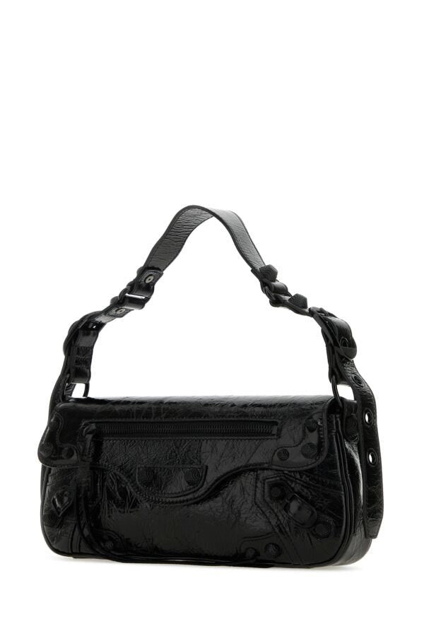 Balenciaga Woman Black Leather Small Le Cagole Sling Shoulder Bag