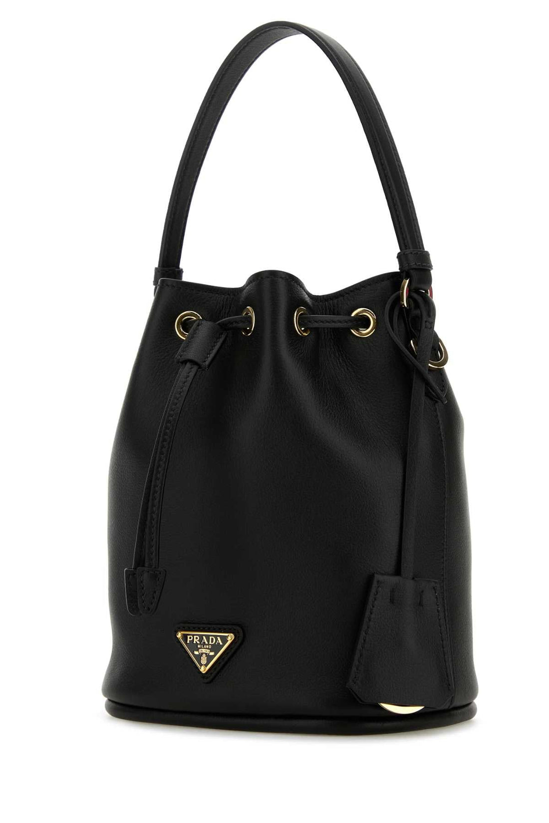 PRADA Mini Leather Re-Edition 1978 Bucket Handbag