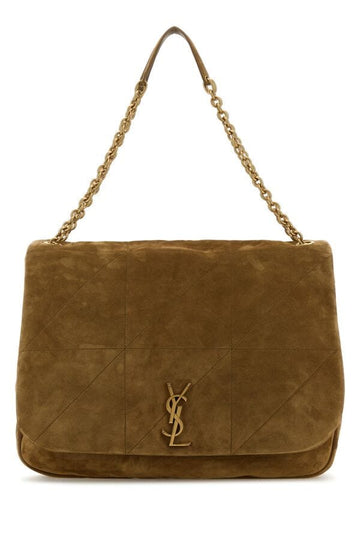 Saint Laurent Woman Biscuit Suede Jamie 4.3 Shoulder Bag
