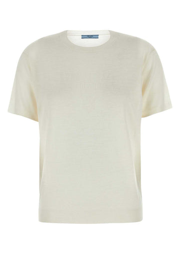 PRADA Ivory Cashmere Sweater for Women