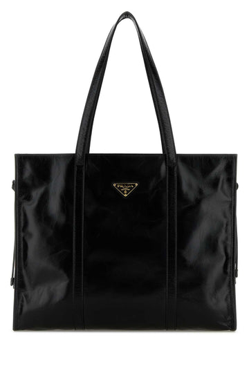 PRADA Elegant Leather Handbag - 39 cm x 31 cm x 10 cm