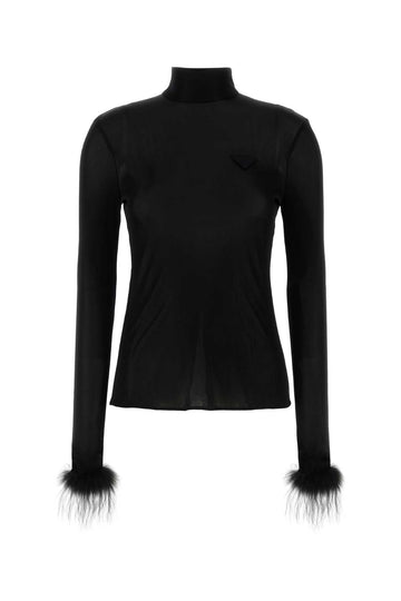 PRADA Chic Women's Mini T-Shirt Top