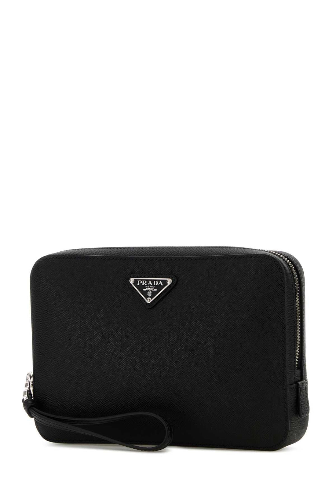 PRADA Mini Leather Clutch Bag - 23.5 cm x 15.5 cm x 4 cm