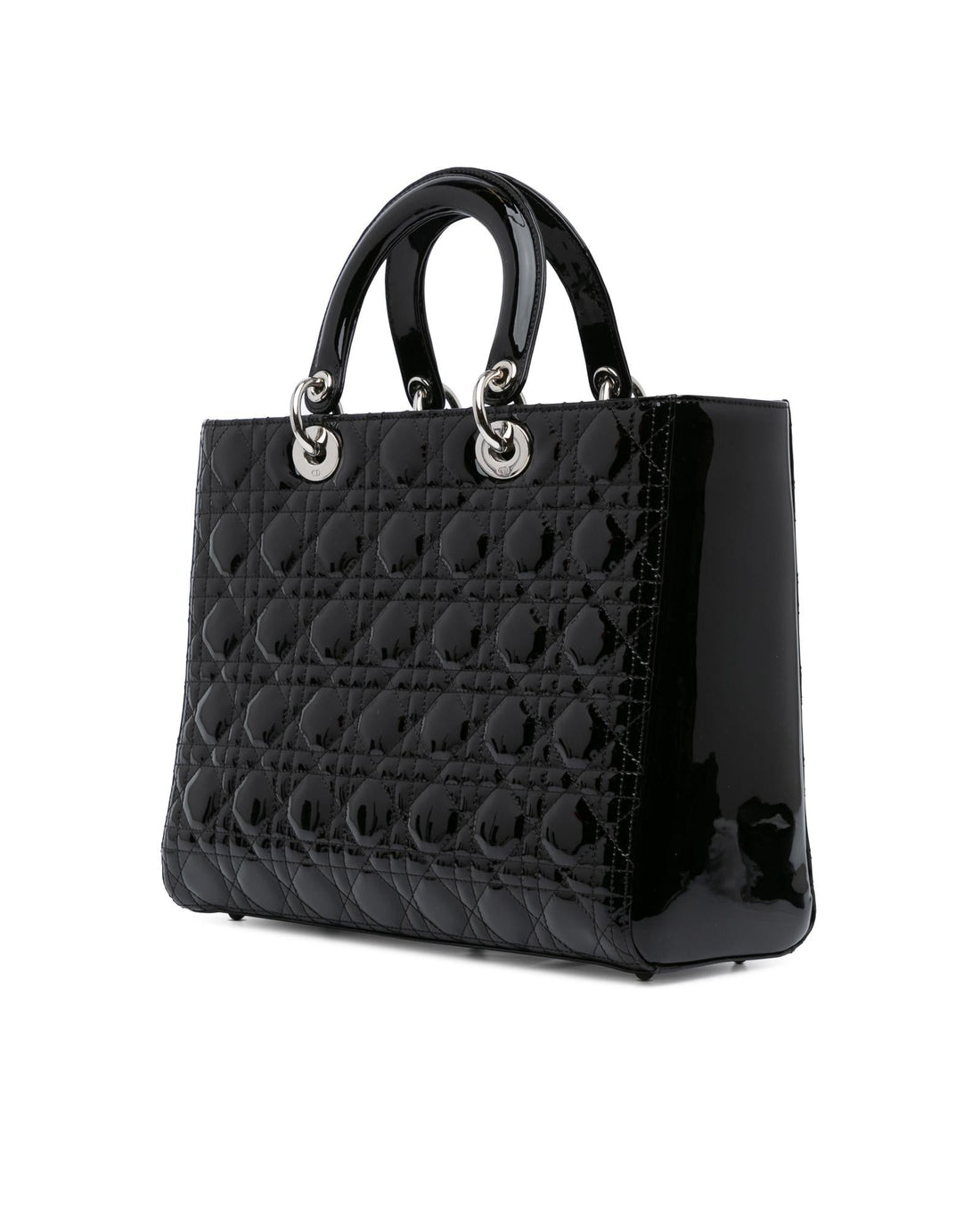 Lady Dior Medium Patent Tote